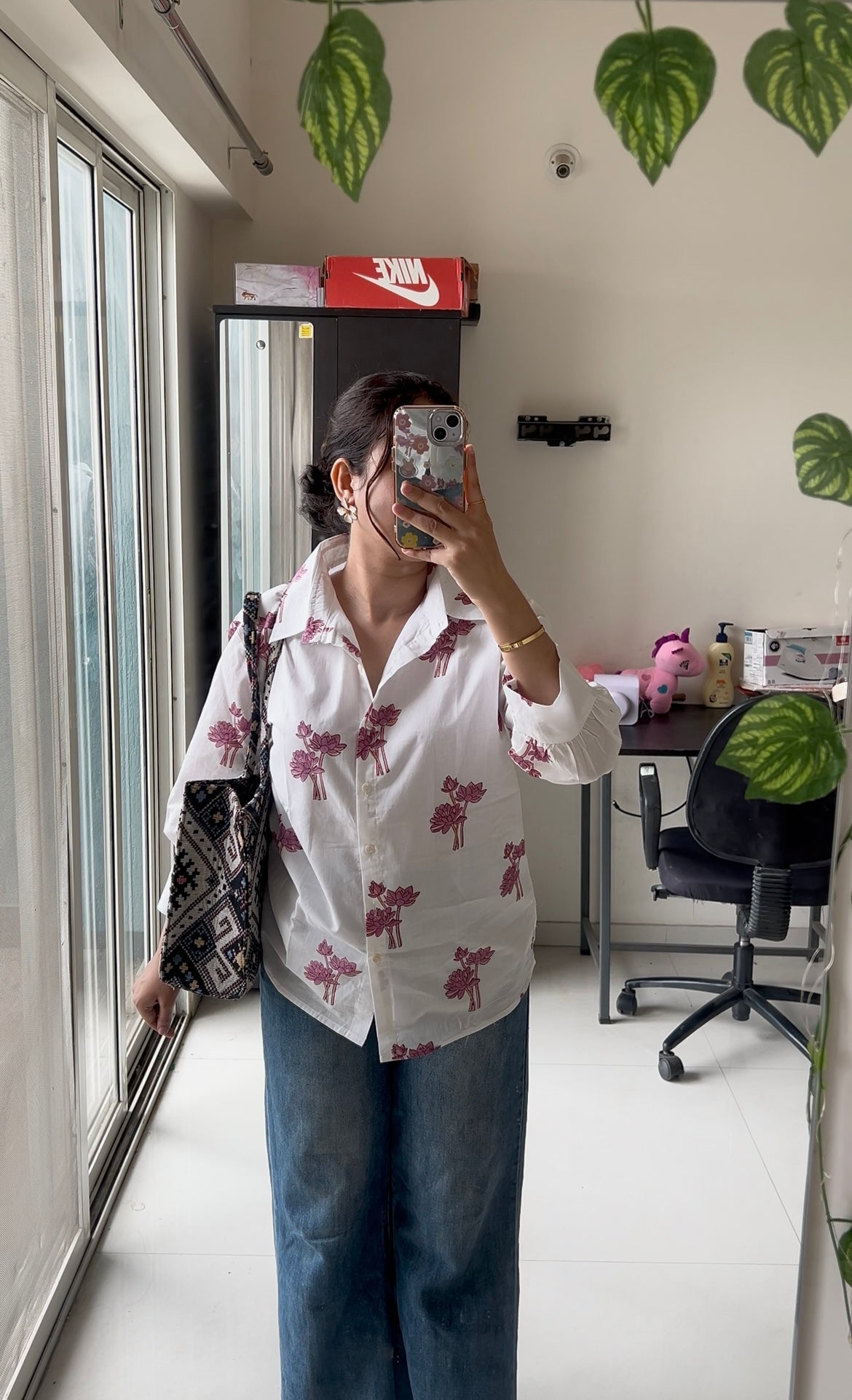 Bloomscape Cotton Shirt