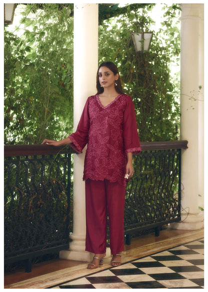 Classique Crimson Co-ord