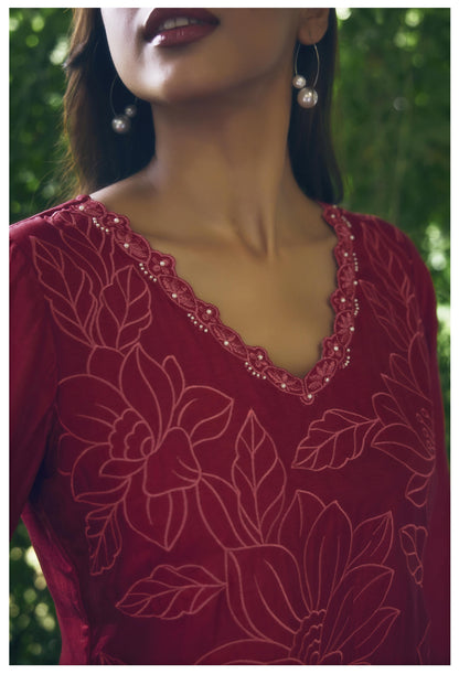 Classique Crimson Co-ord