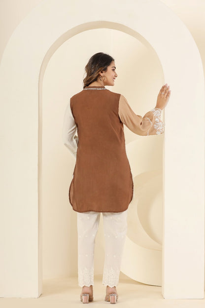 Cocoa Contrast Co-ord Set