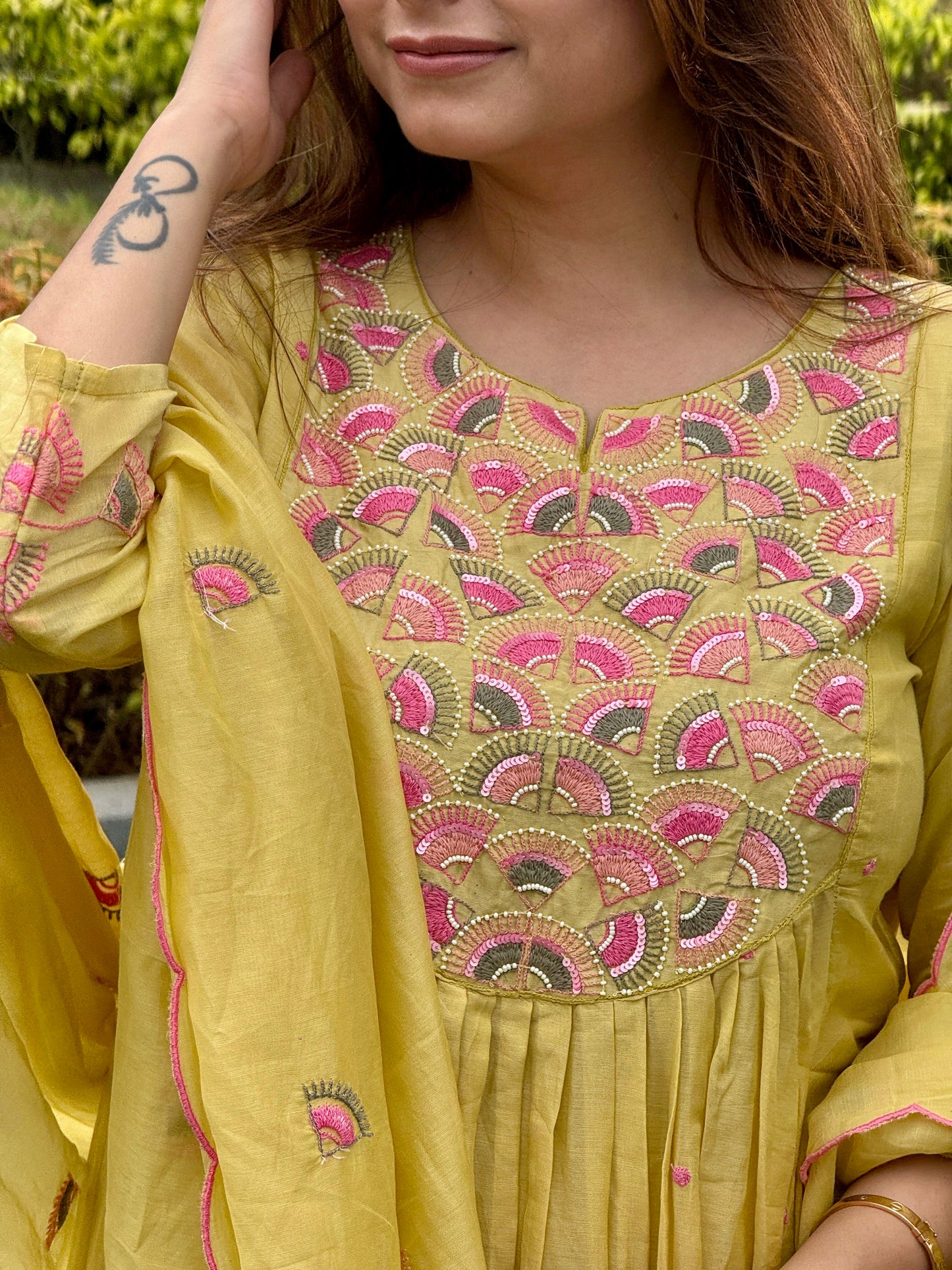 Lemon Mul Cotton 3-Piece Set