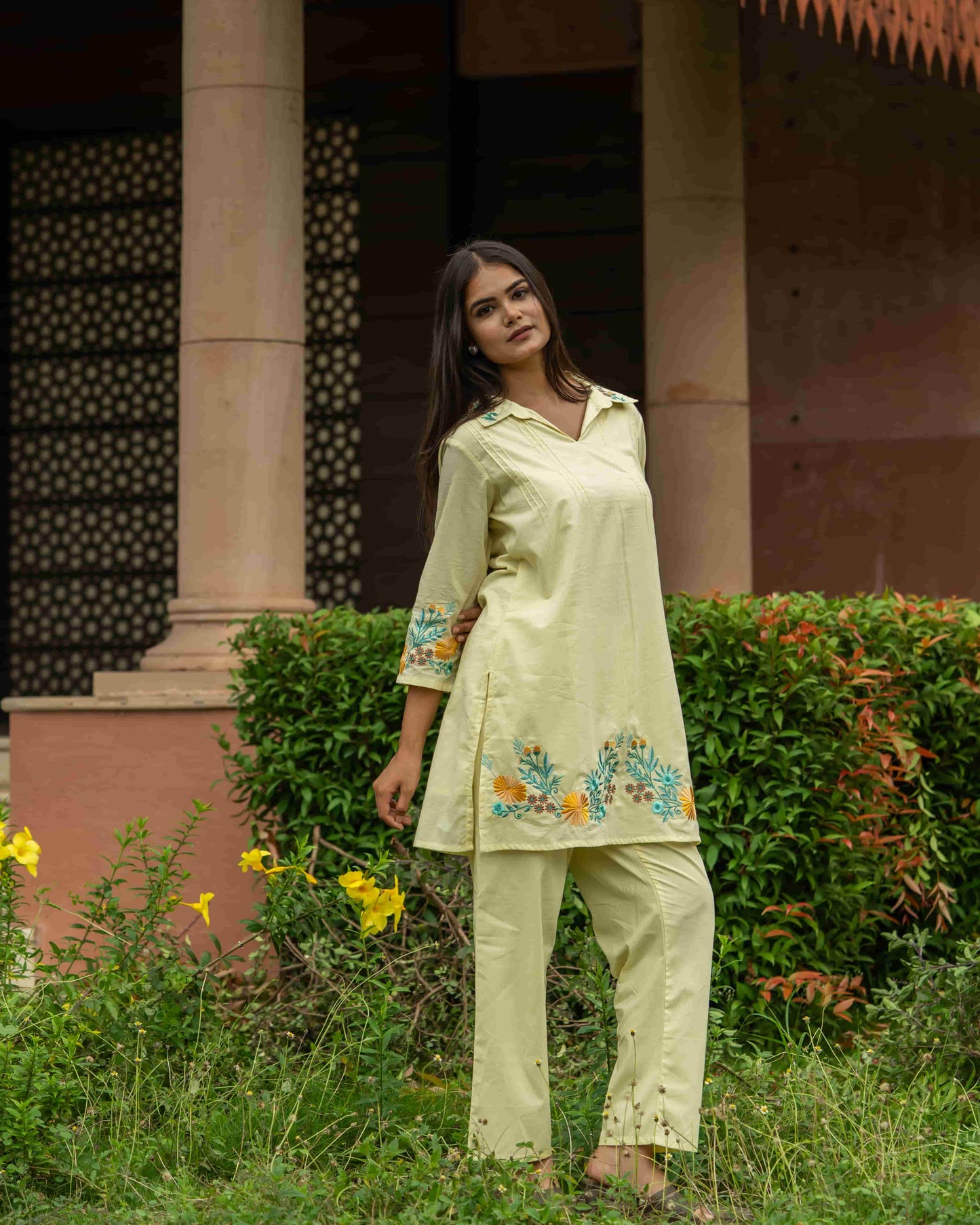 Yellow Daze Cotton Co-ord Set