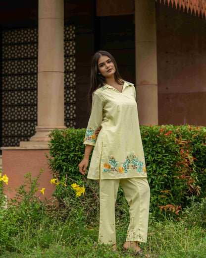 Yellow Daze Cotton Co-ord Set