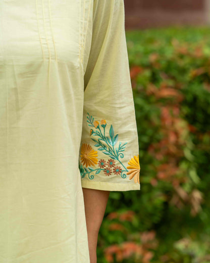 Yellow Daze Cotton Co-ord Set