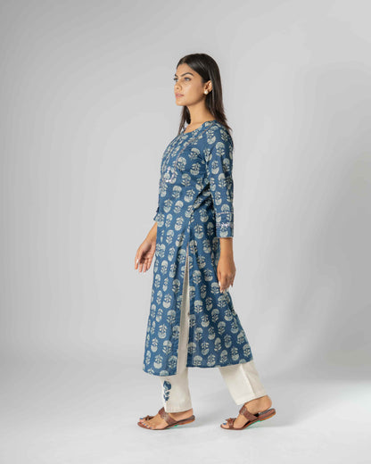 Indigo Bloom Co-ord Set