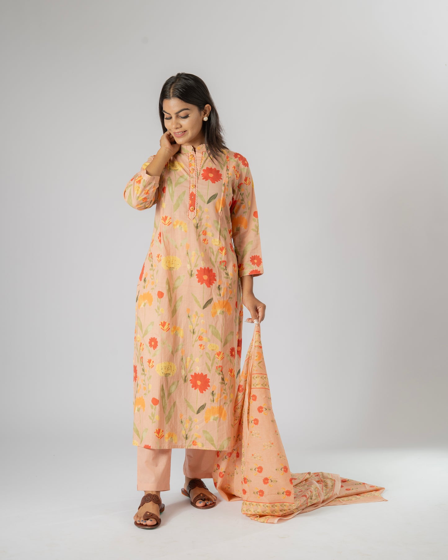 Peach Bloom 3-Piece Set