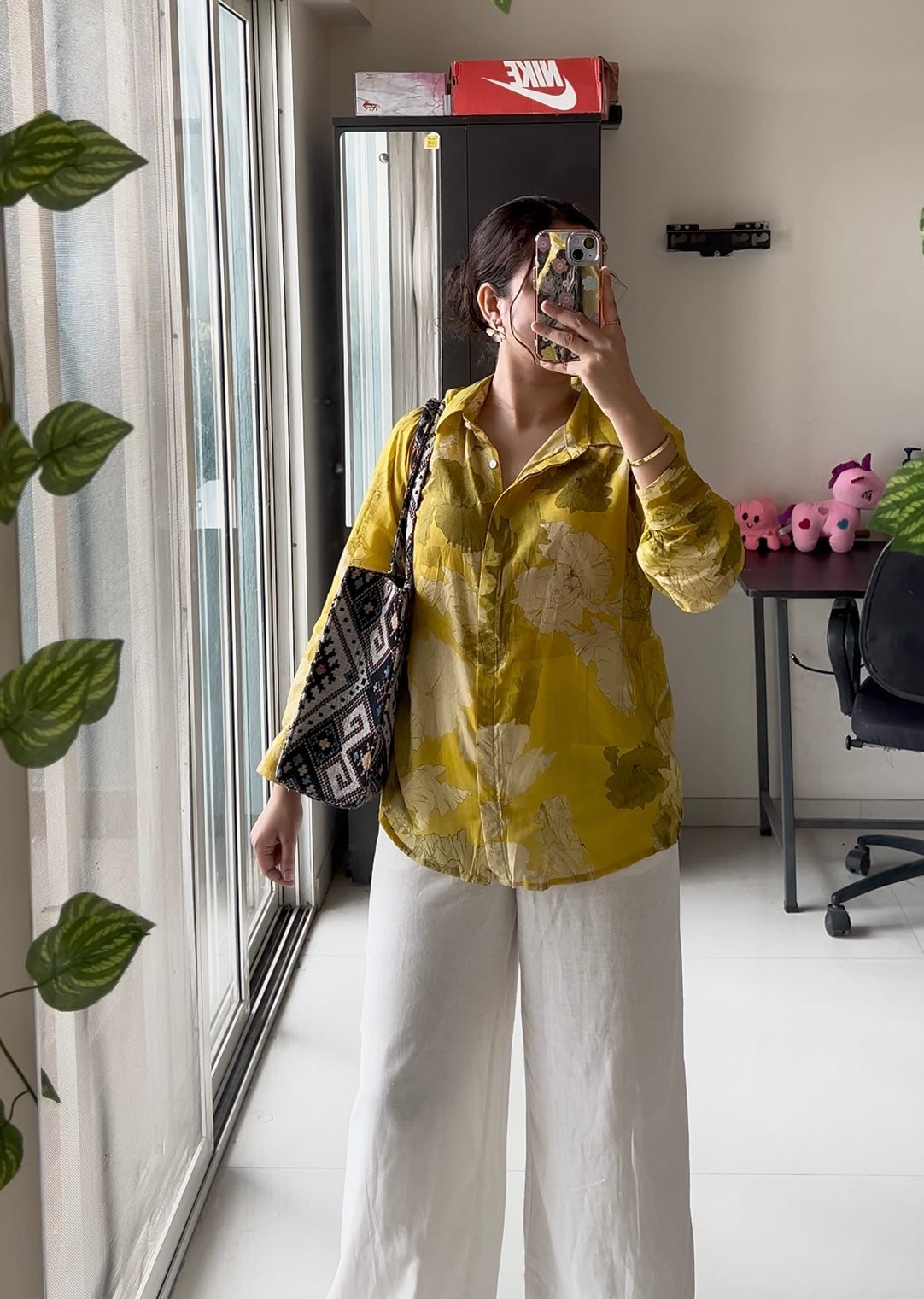 Sunlit Bloom Muslin Shirt