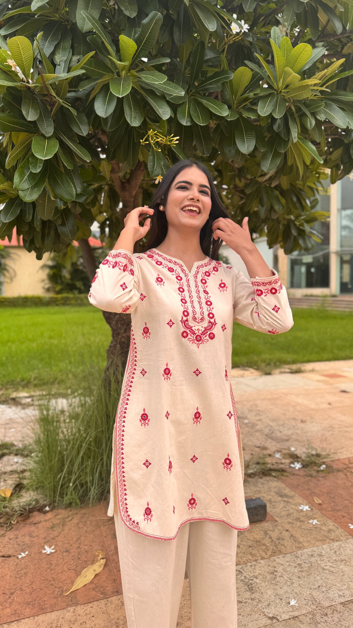 Khadi Co-ord Set