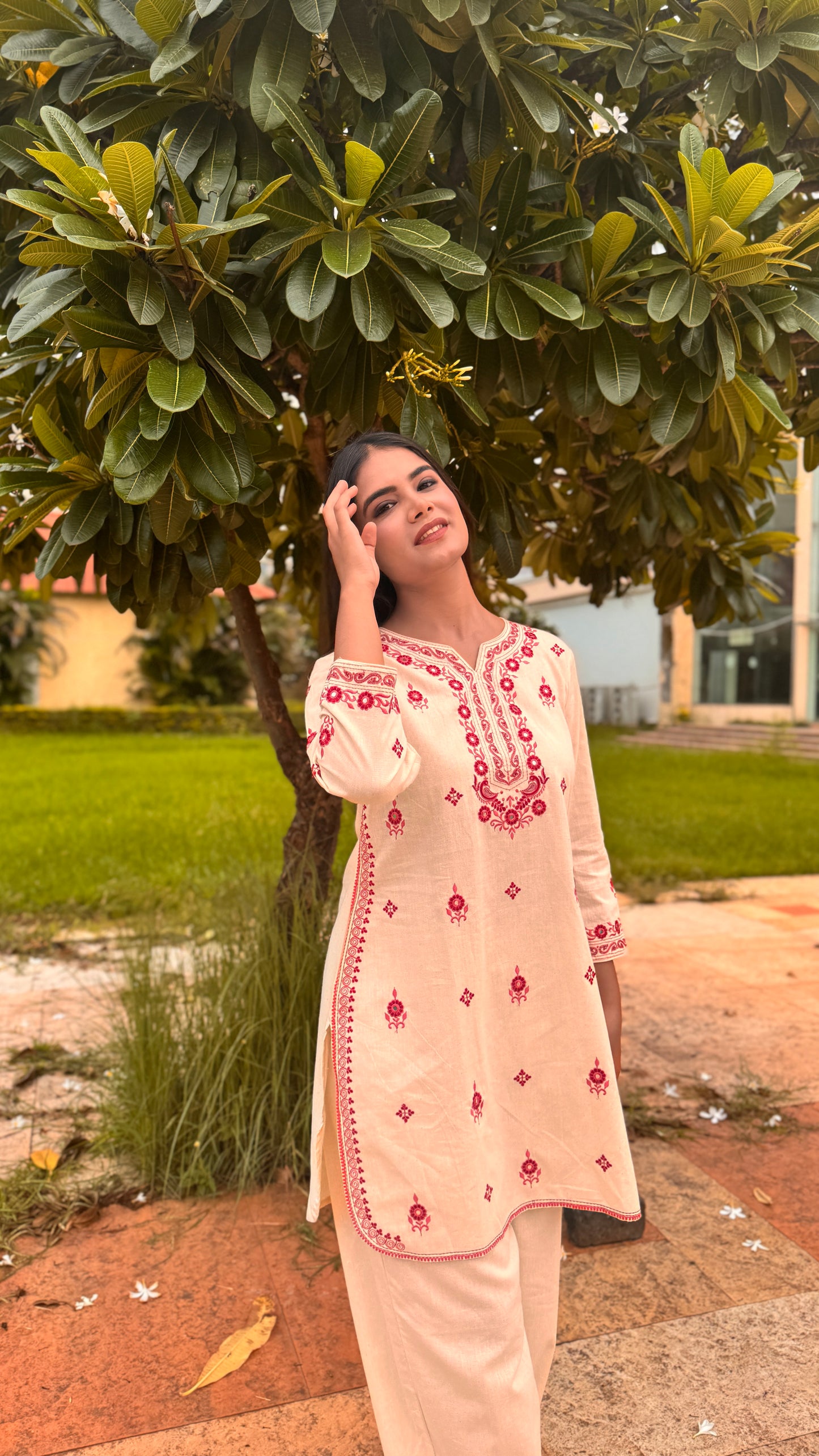 Khadi Co-ord Set