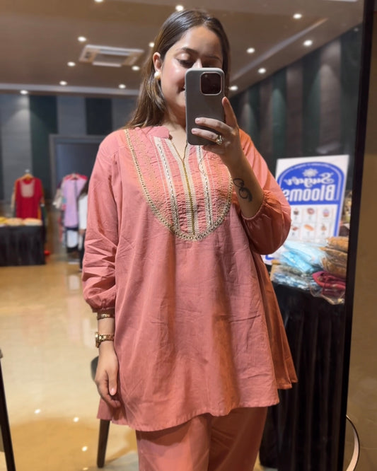 BESTSELLER- Peach Super Comfort Co-ord Set