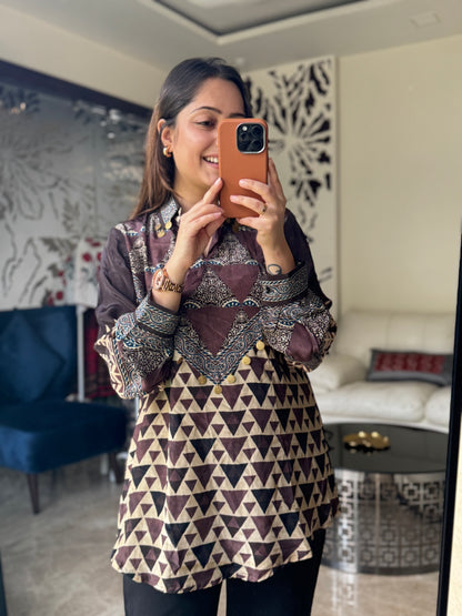 Ajrakh Muse Top