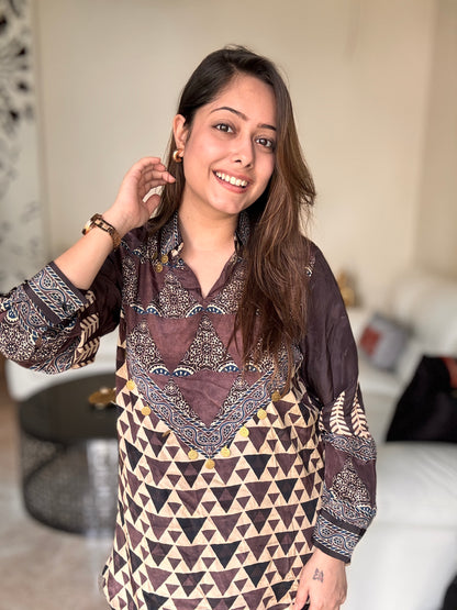 Ajrakh Muse Top